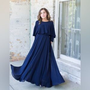 Dainty Jewells Evenings at Annesdale dress, navy, large